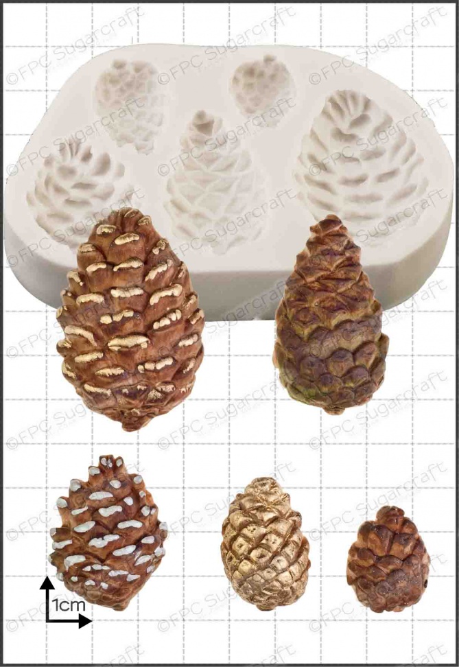 Stamperia Silicone Mould A6-Pinecones